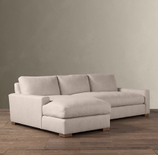 Диваны Restoration Hardware Maxwell Upholstered Left-Arm Sofa Chaise Sectional