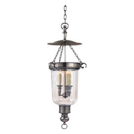 Потолочные светильники Visual Comfort Georgian Medium Smoke Bell Lantern in Antique Nickel
